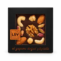 KURUYEMİŞLİ KARE TABLET ÇİKOLATA