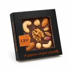KURUYEMİŞLİ KARE TABLET ÇİKOLATA