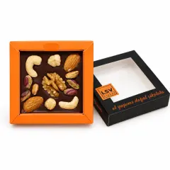 KURUYEMİŞLİ KARE TABLET ÇİKOLATA