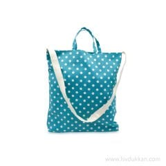 Lsv Mavi Puantiyeli Çanta