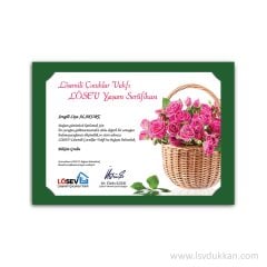 A5 Paspartu Yaşam Sertifikaları - Çiçek Sepeti