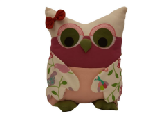 Lsv Baykuş Yastık Pembe