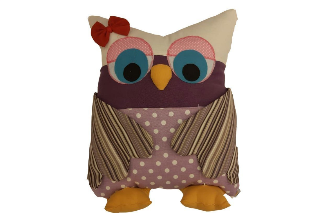 Lsv Baykuş Yastık Mor