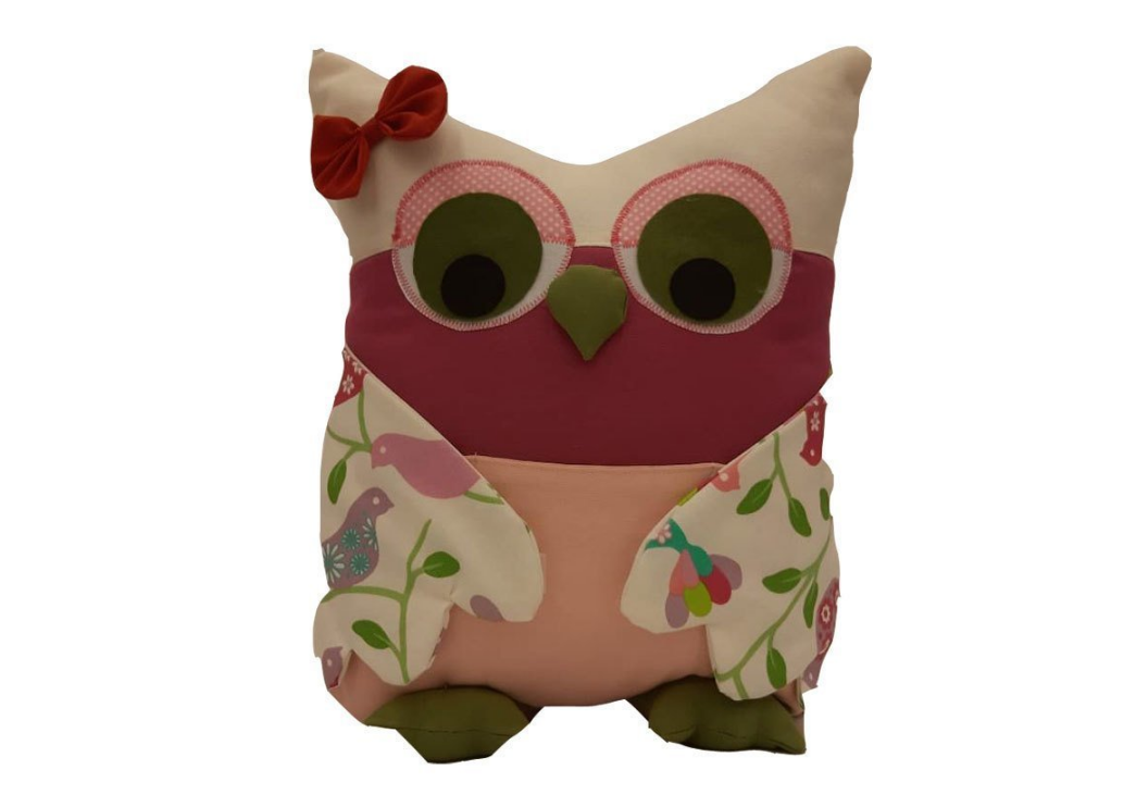 Lsv Baykuş Yastık Pembe