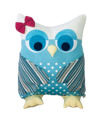 Lsv Baykuş Yastık Mavi