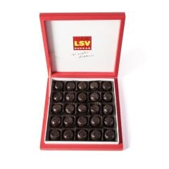 LSV Spesiyal Fıstıklı Dolgulu Çikolata Kırmızı Kutu 25'li