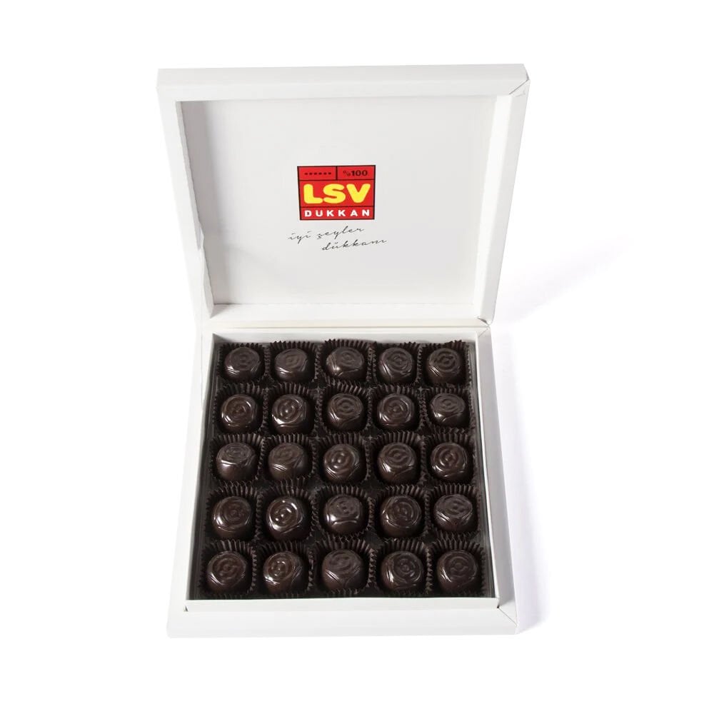 LSV Spesiyal Sütlü Çikolatalı Pralin Beyaz Kutu 25'li