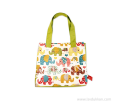 Lsv Fil Desenli Çanta Kırmızı