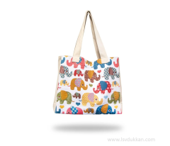 Lsv Fil Desenli Çanta Bej