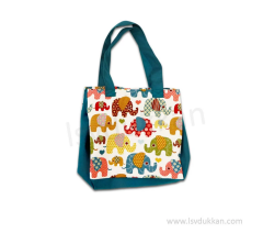 Lsv Fil Desenli Çanta Petrol Mavisi