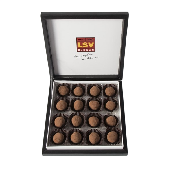 LSV Truff Çikolata Siyah Kutu 16 Adet