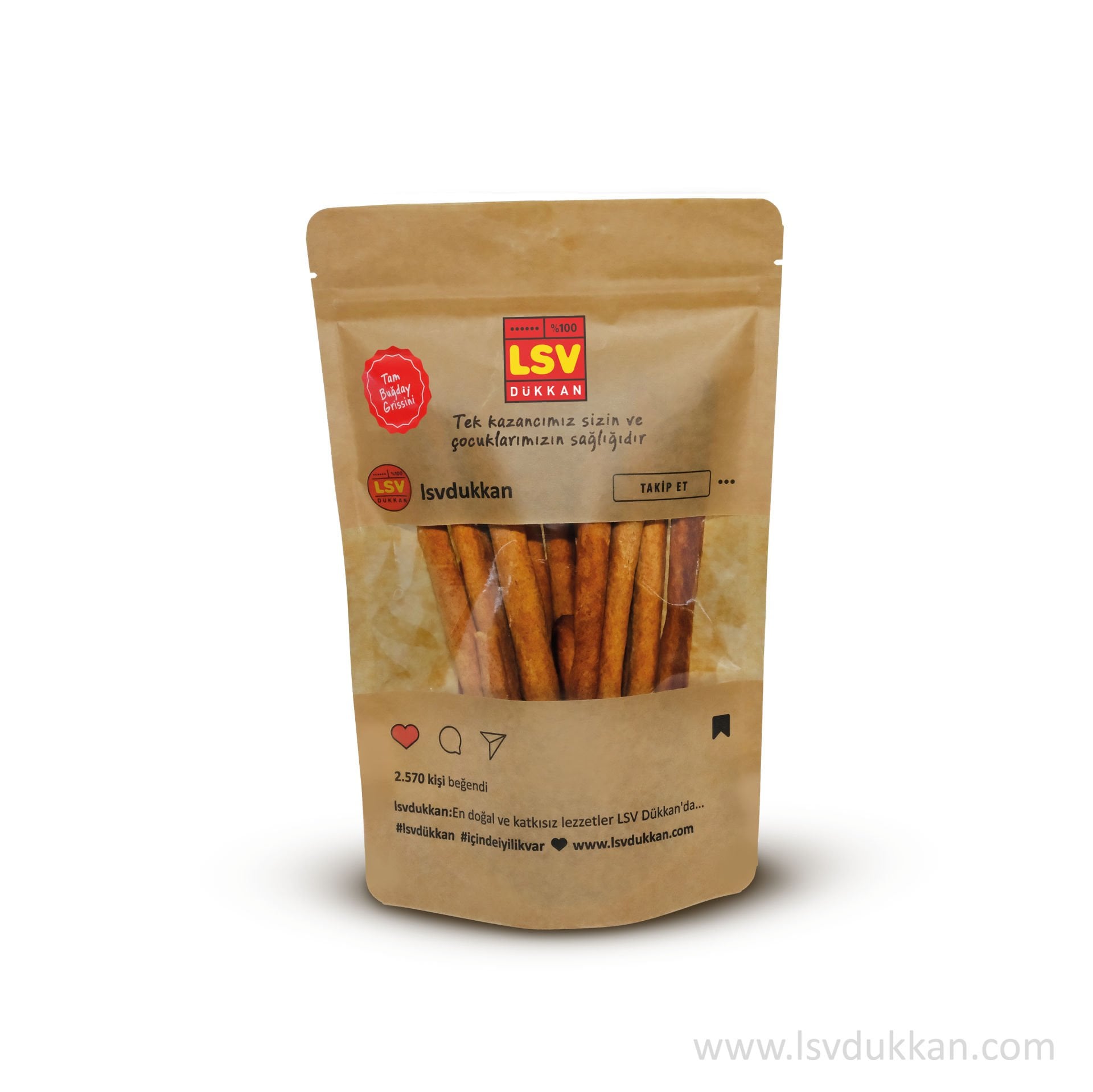 Lsv Tam Buğdaylı Grissini