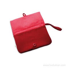 Lsv İbiza Keten Çanta Kırmızı