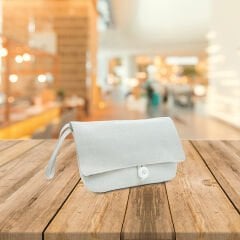 Lsv İbiza Keten Çanta Krem