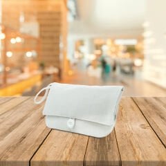 Lsv İbiza Keten Çanta Krem