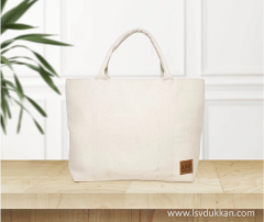 LSV KETEN YAZLIK KOL ÇANTASI Krem