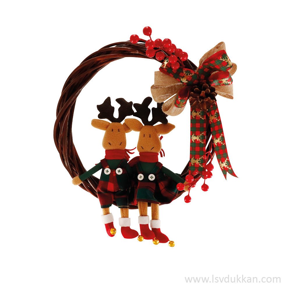 YENİYIL KAPI SÜSÜ GEYİKLİ