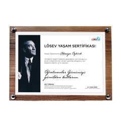 A5 Çerçeveli Yaşam Sertifikaları - Neşe Saçan Başöğretmenim
