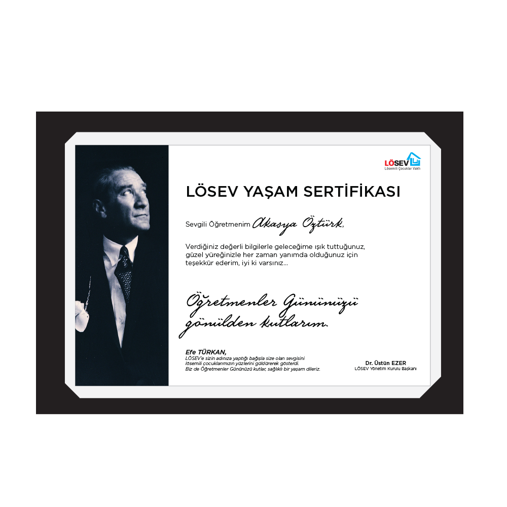 Neşe Saçan Başöğretmenim Paspartu Küçük