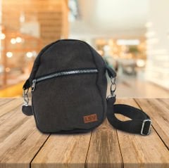 İBİZA ÇİFT FERMUARLI (FÜME) ÇANTA