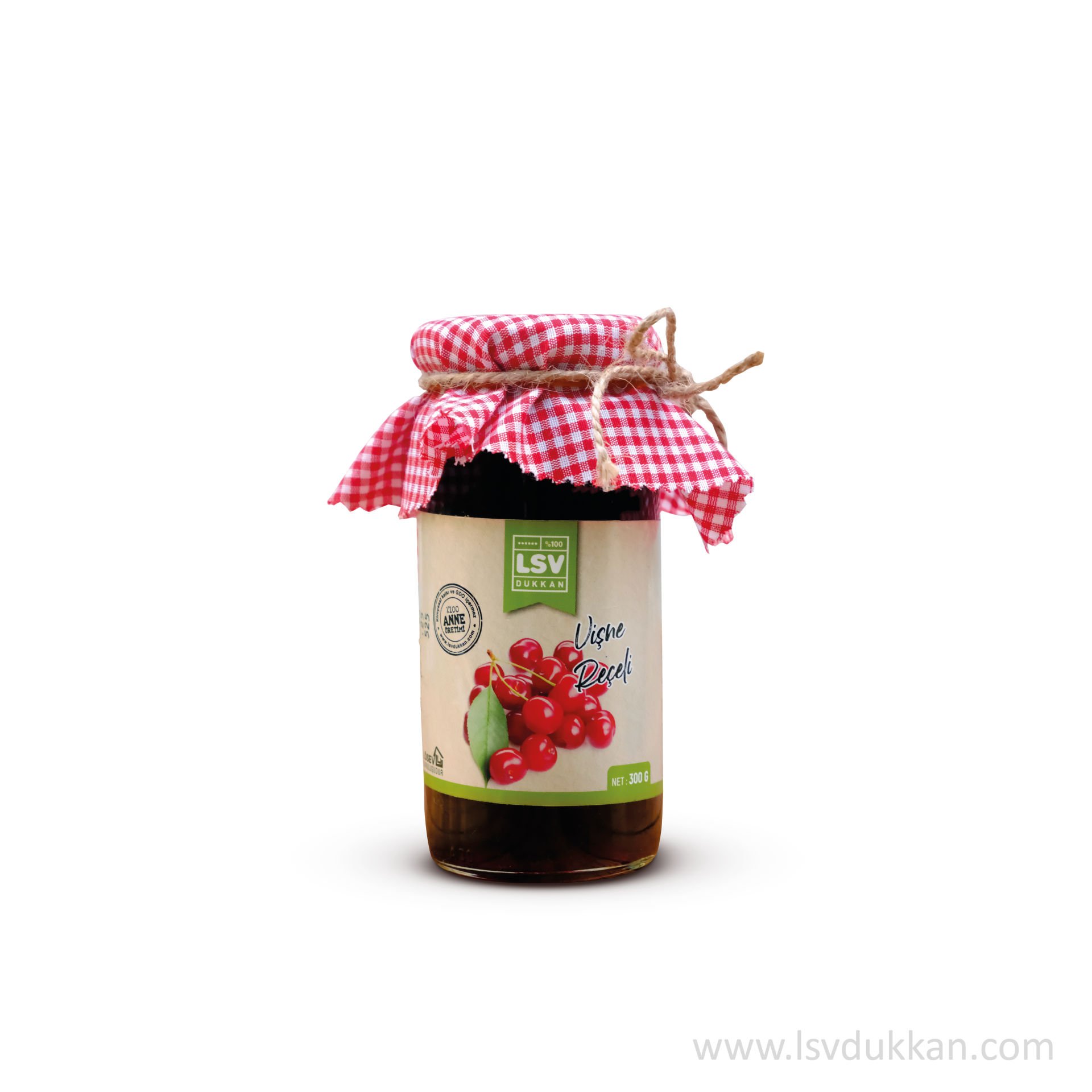LSV DOĞAL VİŞNE REÇELİ 300 GR