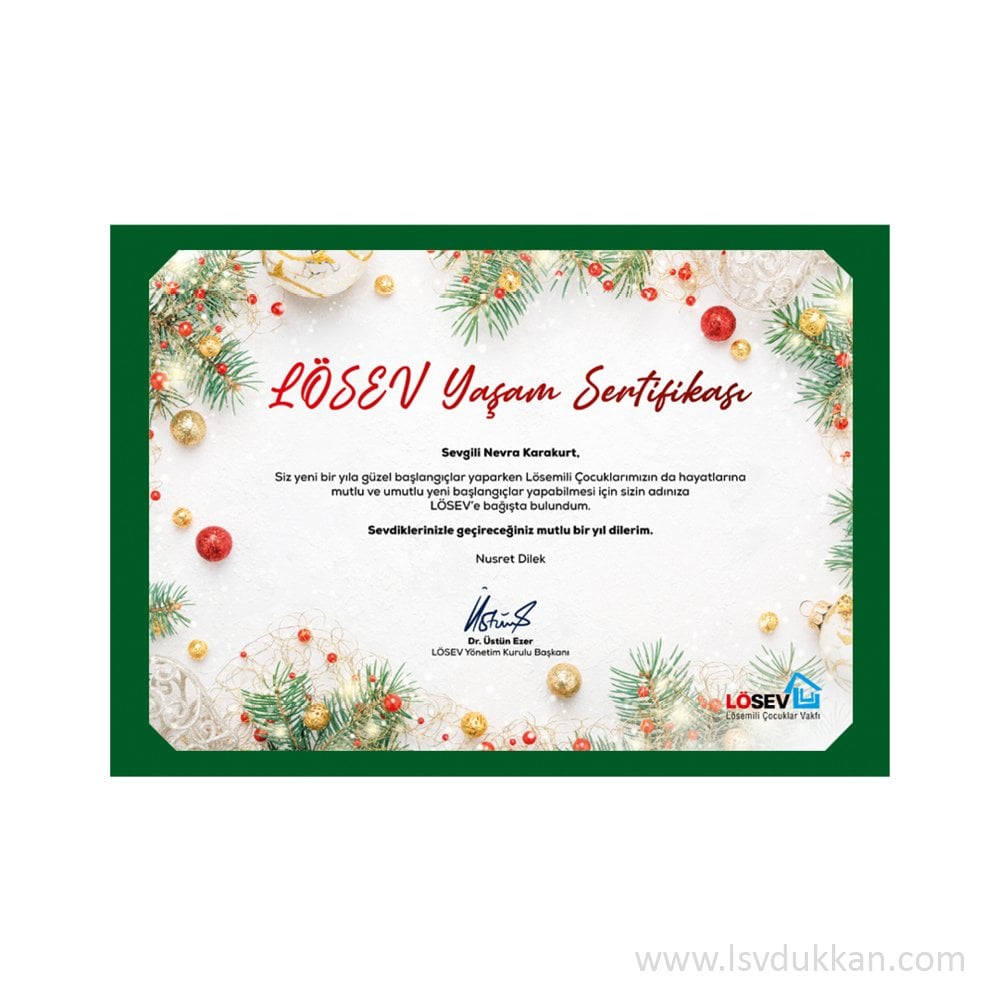 Yeni Yıl Sağlıkla Gelsin Paspartu Büyük