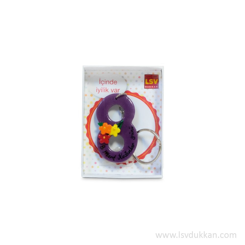 Lsv 8 Rakam Anahtarlık