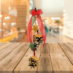 AKSESUAR-3 LÜ KOZALAK ÇAM AĞACI SÜSÜ