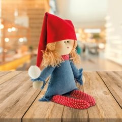 OYUNCAK-YENİ YIL BEBEĞİ KOT KUMAŞ