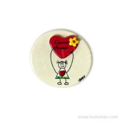 Lsv Rozet - Canım Annem Kalp Tutan Kız