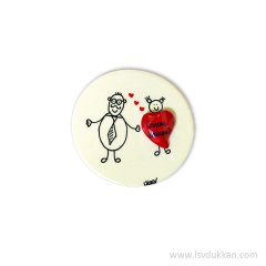 Lsv Magnet - Canım Babam 3 Boyutlu Kalp