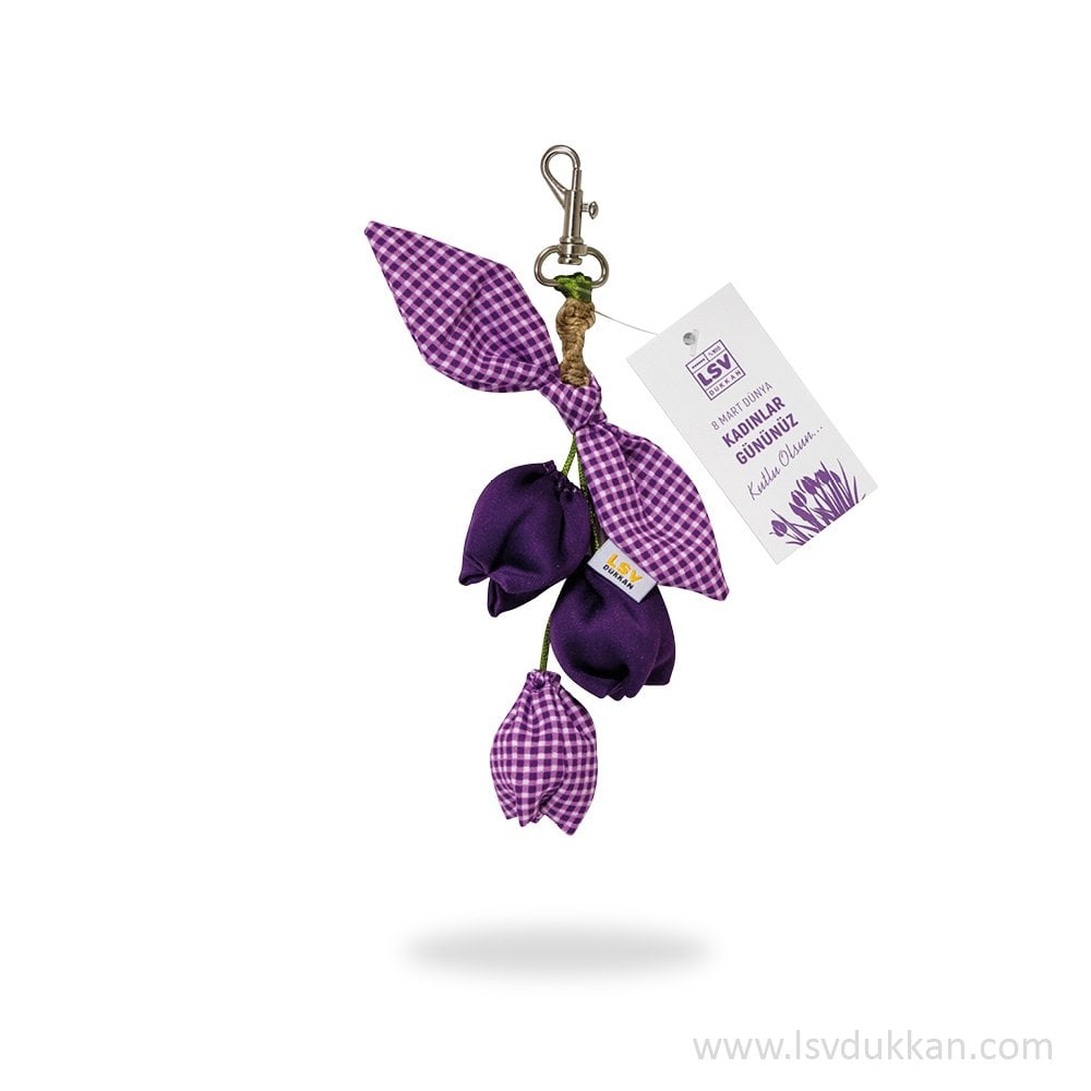 Lsv 8 Mart Lale Buketi Çanta Süsü