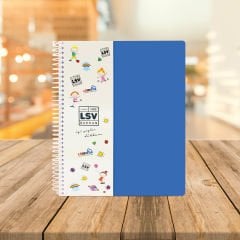 DEFTER - A4 4+1 SEPERATÖRLÜ Koyu mavi