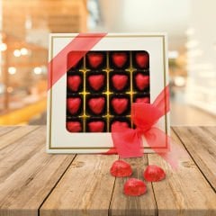 Lsv Kalp Çikolata Krem Kutu