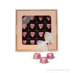 Lsv Kalp Çikolata Pembe Kutu