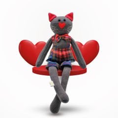 LSV OYUNCAK-SEVGİ GÜNÜ POLAR KEDİ ERKEK