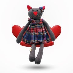 LSV OYUNCAK-SEVGİ GÜNÜ POLAR KEDİ KIZ